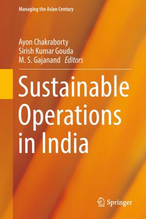 Cover of the book Sustainable Operations in India by 