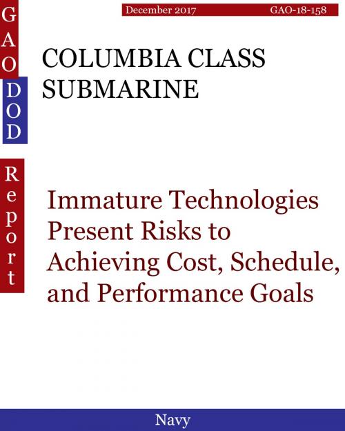 Cover of the book COLUMBIA CLASS SUBMARINE by Hugues Dumont, Hugues DUMONT