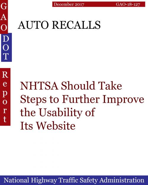 Cover of the book AUTO RECALLS by Hugues Dumont, Hugues DUMONT
