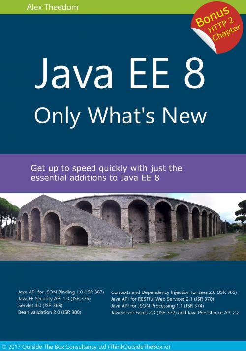 Cover of the book Java EE 8: Only What's New by Alex Theedom, leanpub.com