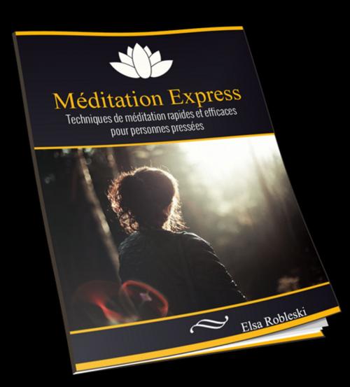 Cover of the book Méditation express by Elsa Robleski, Editions Chartier