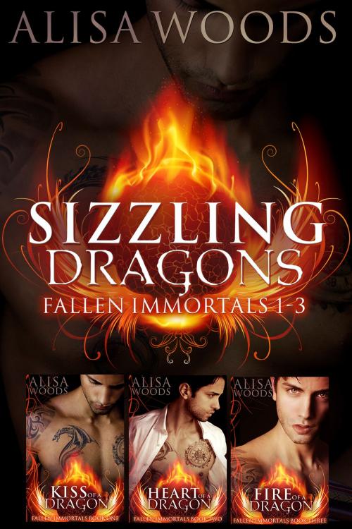Cover of the book Sizzling Dragons Box Set by Alisa Woods, Alisa Woods