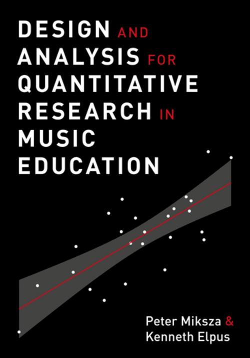 Cover of the book Design and Analysis for Quantitative Research in Music Education by Peter Miksza, Kenneth Elpus, Oxford University Press