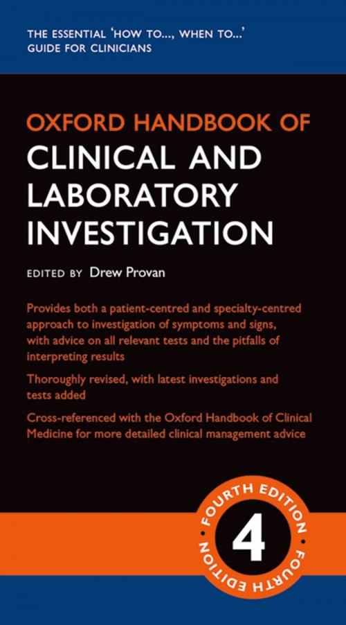 Cover of the book Oxford Handbook of Clinical and Laboratory Investigation by , OUP Oxford