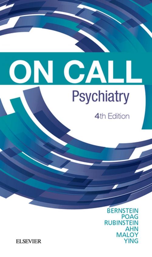 Cover of the book On Call Psychiatry E-Book by Carol A. Bernstein, MD, MAT, Molly E. Poag, MD, Mort Rubinstein, MD, Elsevier Health Sciences