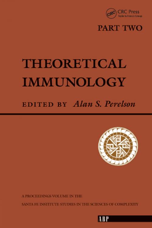Cover of the book Theoretical Immunology, Part Two by Alan S. Perelson, CRC Press