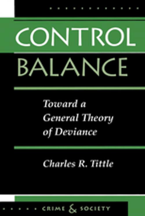 Cover of the book Control Balance by Charles R Tittle, Taylor and Francis