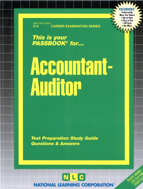 Cover of the book Accountant-Auditor by National Learning Corporation, National Learning Corporation