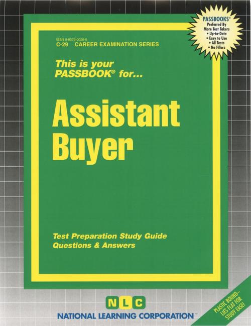 Cover of the book Assistant Buyer by National Learning Corporation, National Learning Corporation