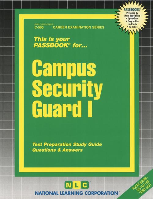 Cover of the book Campus Security Guard I by National Learning Corporation, National Learning Corporation