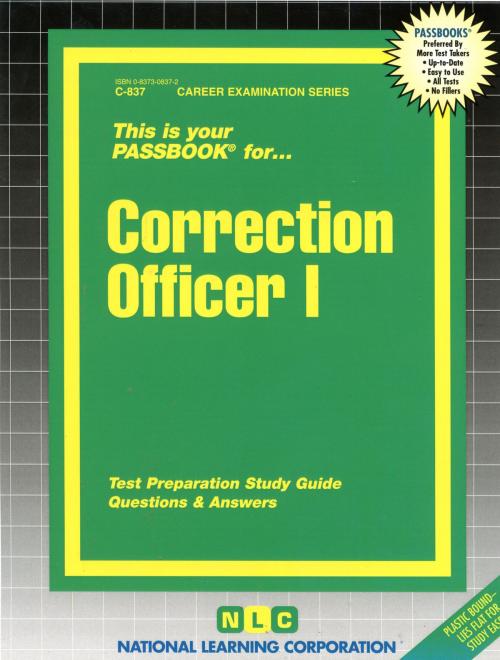 Cover of the book Correction Officer I by National Learning Corporation, National Learning Corporation