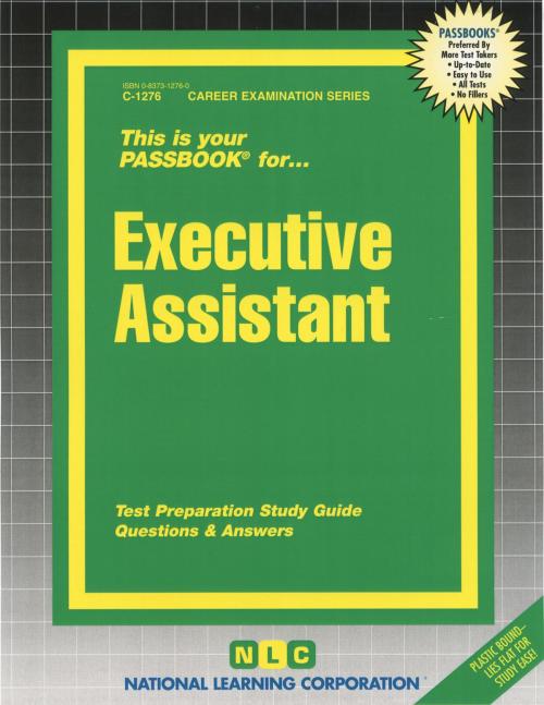Cover of the book Executive Assistant by National Learning Corporation, National Learning Corporation