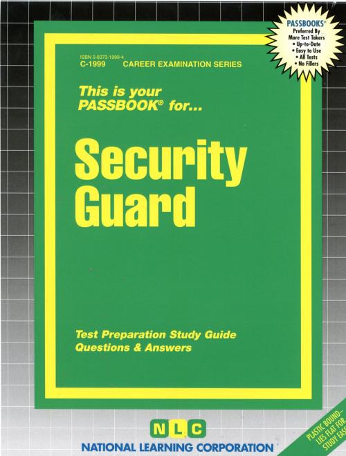 Cover of the book Security Guard by National Learning Corporation, National Learning Corporation