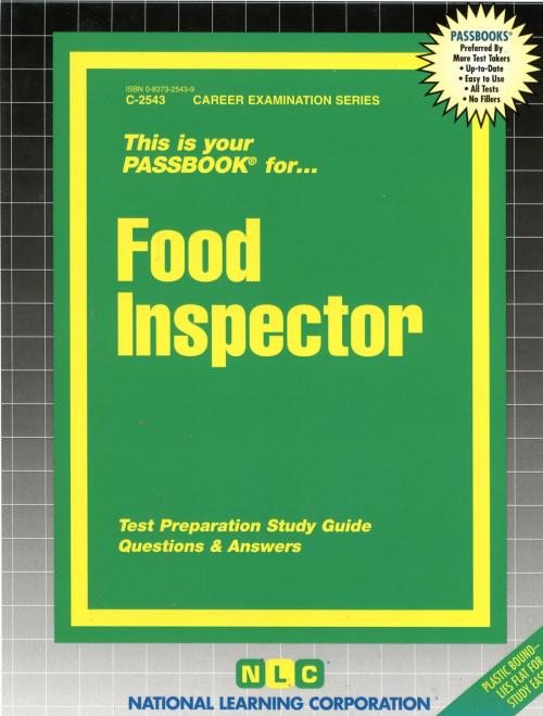 Cover of the book Food Inspector by National Learning Corporation, National Learning Corporation