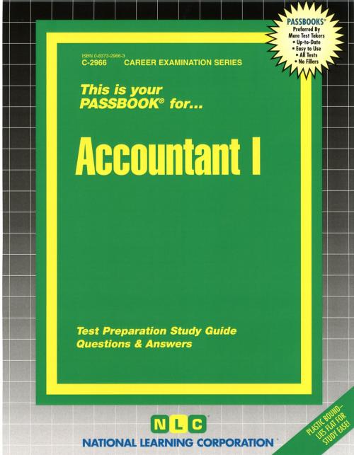 Cover of the book Accountant I by National Learning Corporation, National Learning Corporation