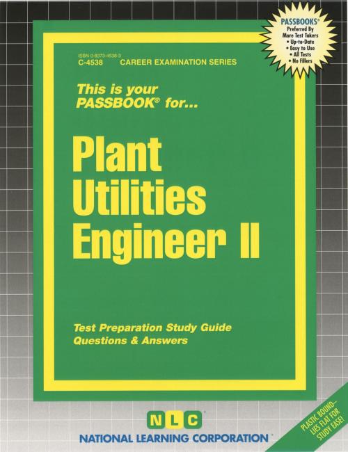 Cover of the book Plant Utilities Engineer II by National Learning Corporation, National Learning Corporation
