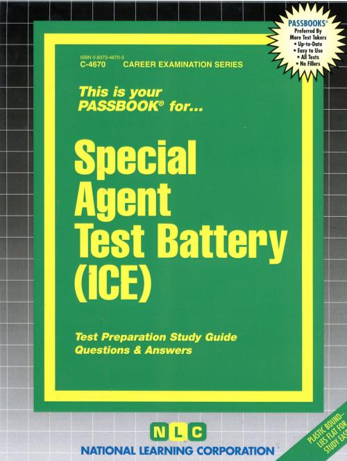 Cover of the book Special Agent Test Battery (ICE) by National Learning Corporation, National Learning Corporation