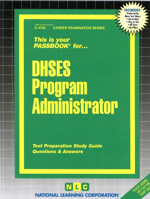 Cover of the book DHSES Program Administrator by National Learning Corporation, National Learning Corporation