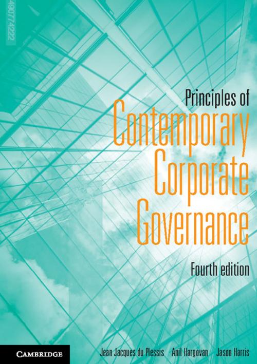 Cover of the book Principles of Contemporary Corporate Governance by Jean Jacques du Plessis, Anil Hargovan, Jason Harris, Cambridge University Press