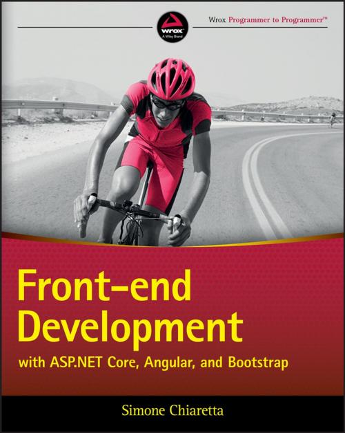 Cover of the book Front-end Development with ASP.NET Core, Angular, and Bootstrap by Simone Chiaretta, Wiley