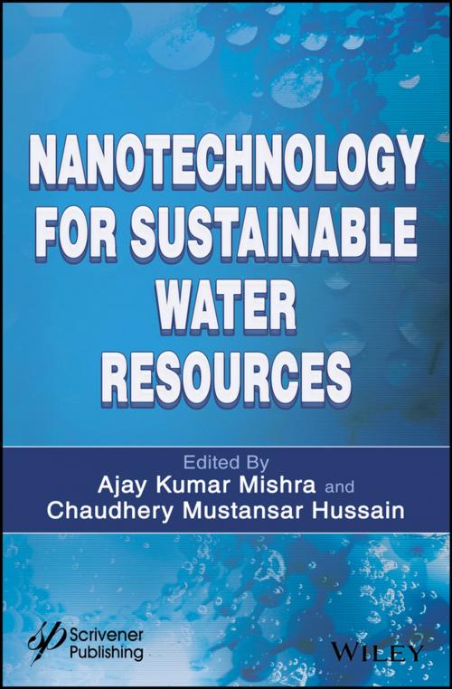 Cover of the book Nanotechnology for Sustainable Water Resources by , Wiley