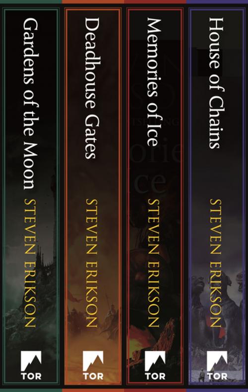 Cover of the book Malazan Book of the Fallen: Books 1-4 by Steven Erikson, Tom Doherty Associates
