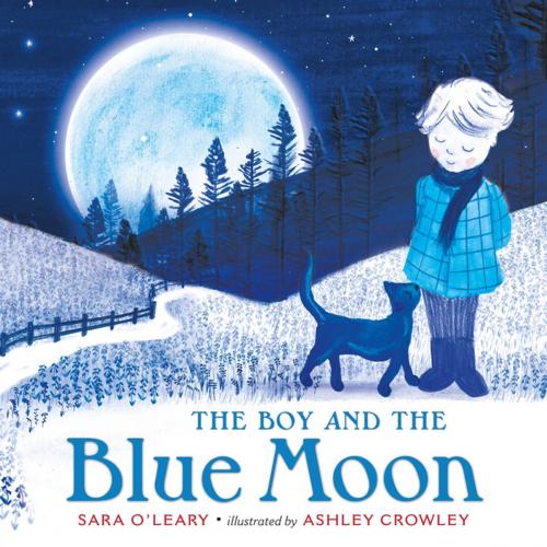Cover of the book The Boy and the Blue Moon by Sara O'Leary, Henry Holt and Co. (BYR)