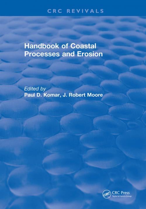 Cover of the book Handbook of Coastal Processes and Erosion by Paul D. Komar, CRC Press