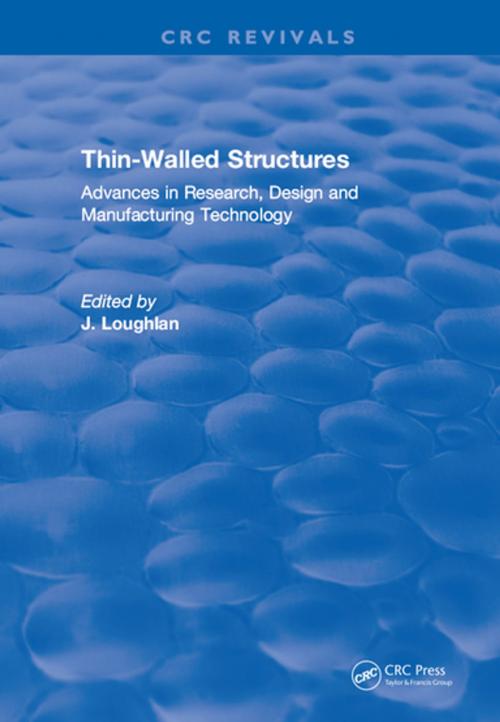 Cover of the book Thin-Walled Structures by J. Loughlan, CRC Press
