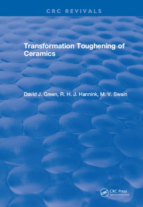 Cover of the book Transformation Toughening Of Ceramics by David J. Green, CRC Press