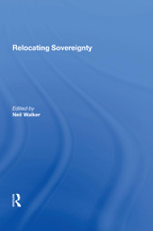 Cover of the book Relocating Sovereignty by , Taylor and Francis