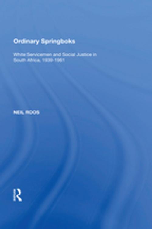 Cover of the book Ordinary Springboks by Neil Roos, Taylor and Francis