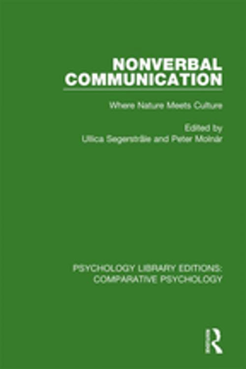 Cover of the book Nonverbal Communication by , Taylor and Francis