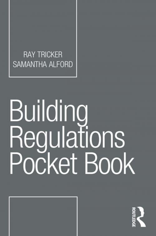 Cover of the book Building Regulations Pocket Book by Ray Tricker, Samantha Alford, CRC Press