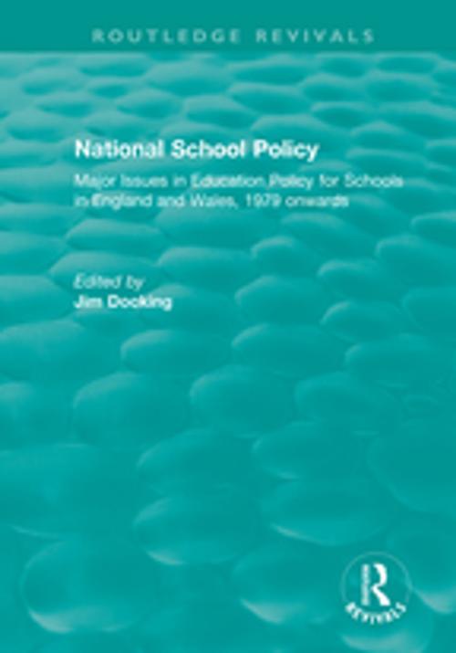 Cover of the book National School Policy (1996) by , Taylor and Francis
