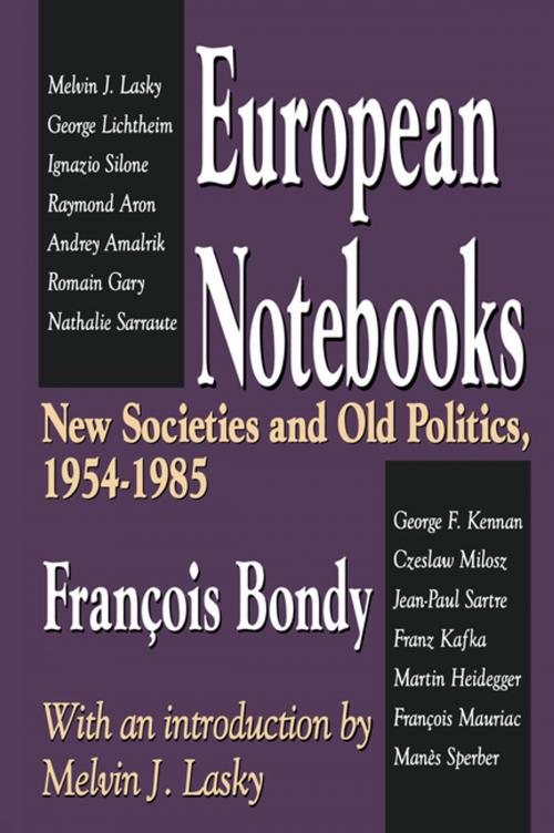 Cover of the book European Notebooks by , Taylor and Francis