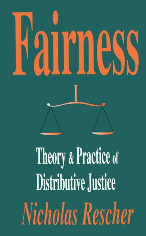 Cover of the book Fairness by Nicholas Rescher, Taylor and Francis