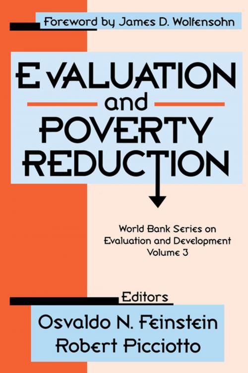 Cover of the book Evaluation and Poverty Reduction by Osvaldo N. Feinstein, Taylor and Francis