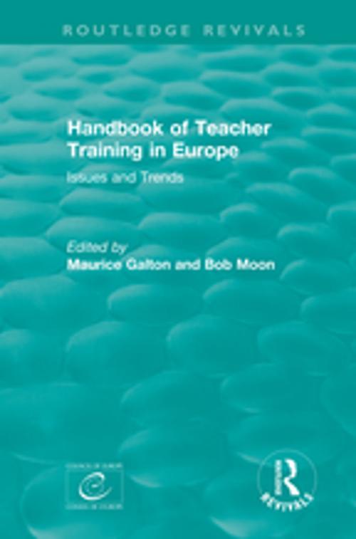 Cover of the book Handbook of Teacher Training in Europe (1994) by , Taylor and Francis