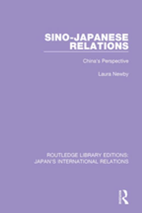Cover of the book Sino-Japanese Relations by Laura Newby, Taylor and Francis