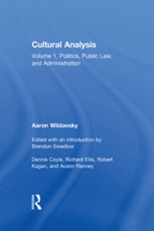 Cover of the book Cultural Analysis by Aaron Wildavsky, Taylor and Francis