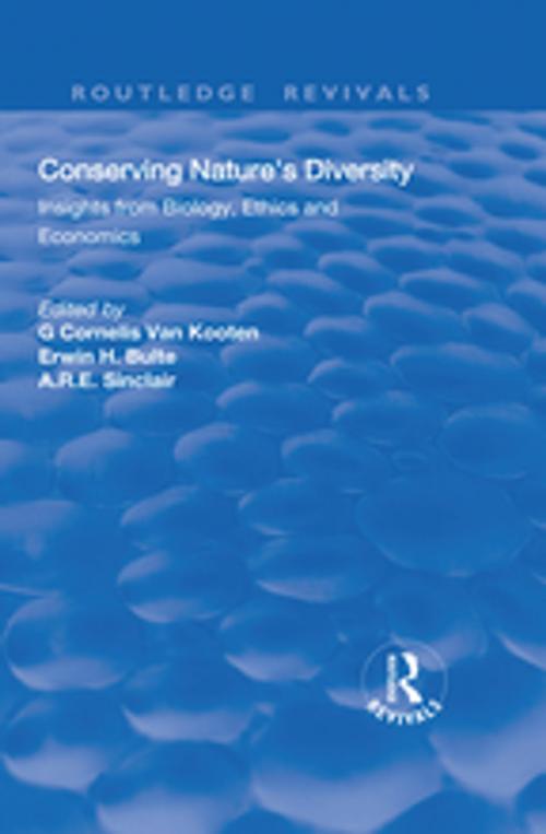 Cover of the book Conserving Nature's Diversity: Insights from Biology, Ethics and Economics by , Taylor and Francis