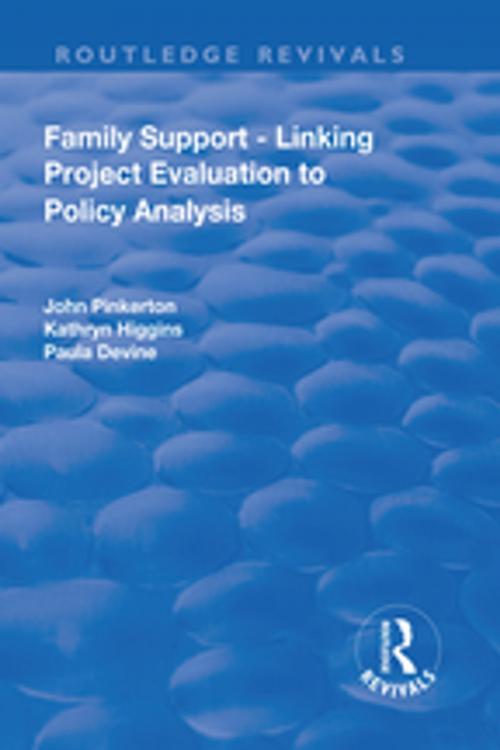 Cover of the book Family Support - Linking Project Evaluation to Policy Analysis by John Pinkerton, Kathryn Higgins, Taylor and Francis