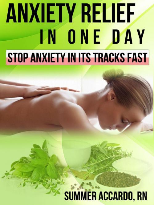 Cover of the book Anxiety Relief in One Day by Summer Accardo, Summer Accardo
