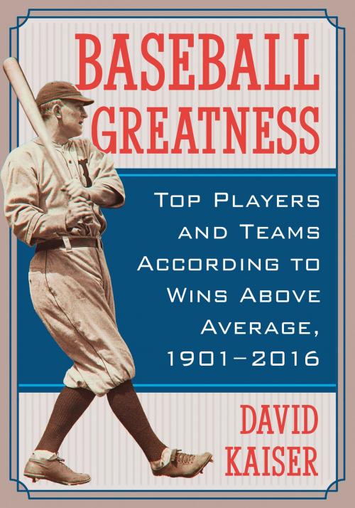 Cover of the book Baseball Greatness by David Kaiser, McFarland & Company, Inc., Publishers