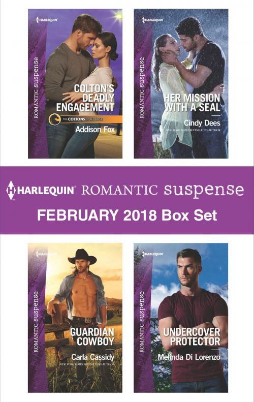 Cover of the book Harlequin Romantic Suspense February 2018 Box Set by Addison Fox, Carla Cassidy, Cindy Dees, Melinda Di Lorenzo, Harlequin