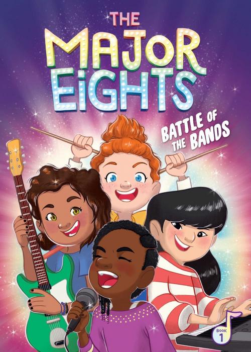 Cover of the book The Major Eights 1: Battle of the Bands by Melody Reed, little bee books