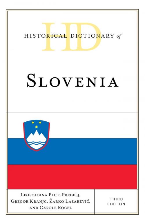 Cover of the book Historical Dictionary of Slovenia by Leopoldina Plut-Pregelj, Gregor Kranjc, Žarko Lazarević, Carole Rogel, Rowman & Littlefield Publishers