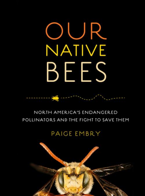 Cover of the book Our Native Bees by Paige Embry, Timber Press