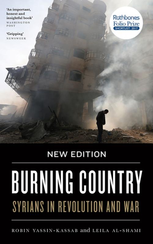 Cover of the book Burning Country by Robin Yassin-Kassab, Leila Al-Shami, Pluto Press